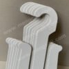 Manufacturers wholesale environmental protection white paper shoes re-hook can reduce raw paper F&F paper hook slipper cardboard hook