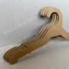 Cardboard hangers made from FSC renewable kraft paperboard, recyclable and fully biodegradable, suitable for display of children's size clothing tops
