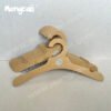 Kraft children's clothing cardboard hangers commissioned by the littlest brand, renewable and biodegradable, suitable for displaying children's and baby clothing sizes
