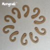 Hat paper hooks made of FSC environmentally friendly renewable kraft cardboard are recyclable and biodegradable. They are used for small-sized hooks such as sock hooks and packaging hooks. The load-bearing capacity is about 2KG.