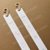 Supermarket retail paper hanging strips are environmentally friendly and biodegradable FSC snack display hanging cardboard shelf hanging strips 12-hole small commodity display hanging strips