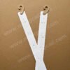 Supermarket retail paper hanging strips are environmentally friendly and biodegradable FSC snack display hanging cardboard shelf hanging strips 12-hole small commodity display hanging strips