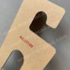 Cardboard hook for slippers, made of high-hardness cardboard, renewable, degradable, eco-friendly, and can be customized with various printing and hot stamping effects