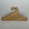 A cardboard hanger for motorcycle jackets and clothes customized from FSC recycled kraft cardboard. It is recyclable and biodegradable and is suitable for displaying heavier clothes such as jackets, windproof clothing, and mountaineering clothing.