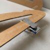 Mengcaii single hardware trouser clip, used in combination with cardboard hangers, is suitable for any cardboard hanger. The clip can be moved left and right and adjusted to display pants of any size. The trouser hanger clip is made of thickened material.