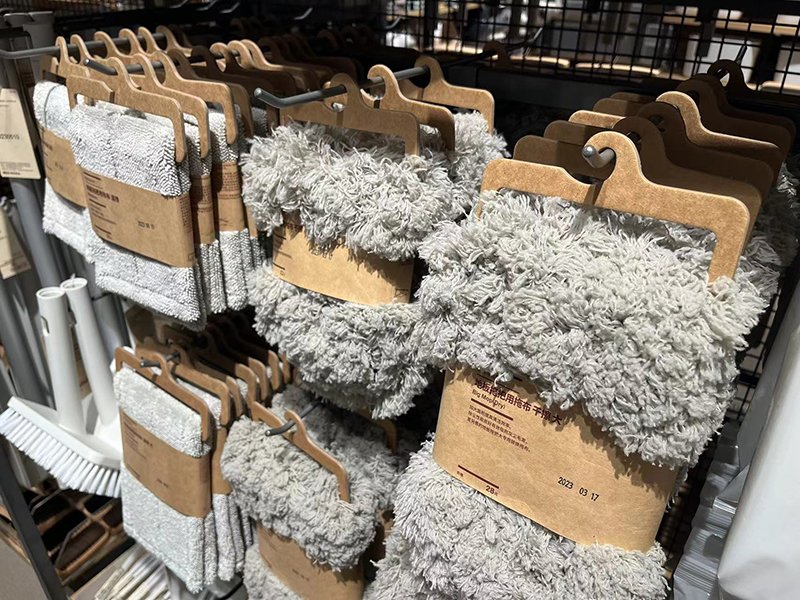 IKEA is ahead of the curve and starts using Eco-friendly paper hangers!